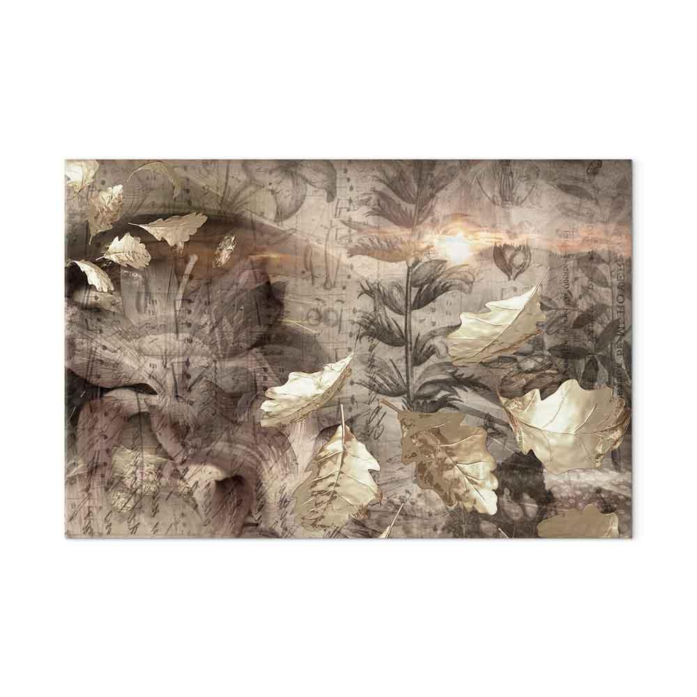 Billede på lærred Autumn Twilight 1-delt bredformat - vægdekoration med naturmotiv - 30 x 20 cm - Akustisk