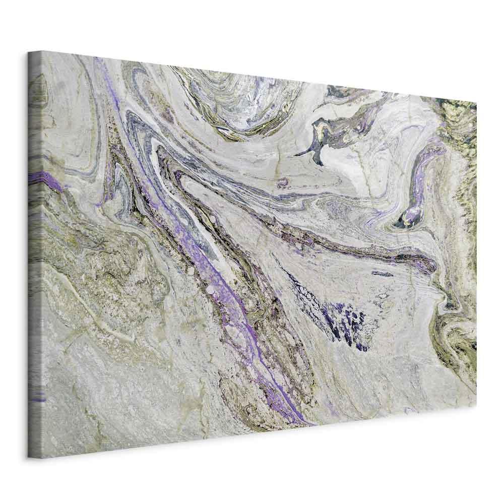 Lærredsbillede Colorful Rock 1-delt bredt format - abstrakt vægbillede med farverige stenmotiver - 60 x 40 cm - Standard