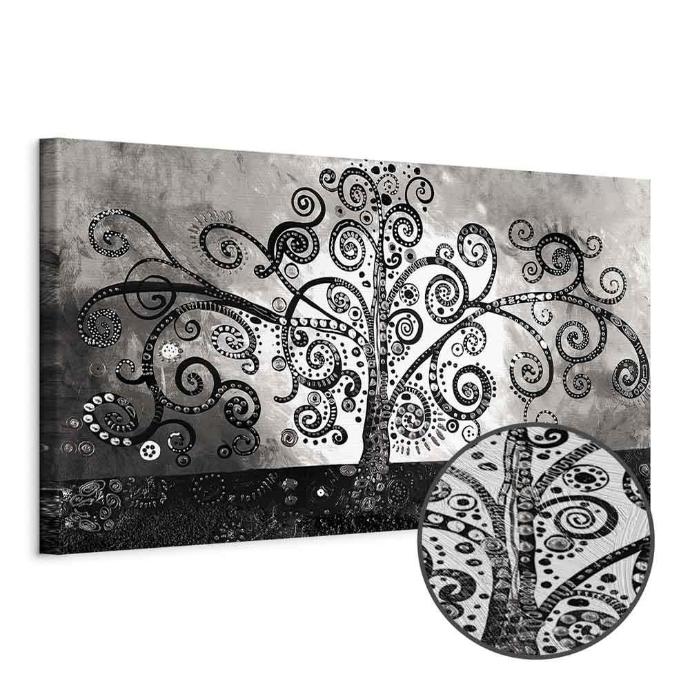 Abstrakt lærredsbillede - Naturens snoede stier, smalt billede i 1 del - 150 x 50 cm - Premium Print
