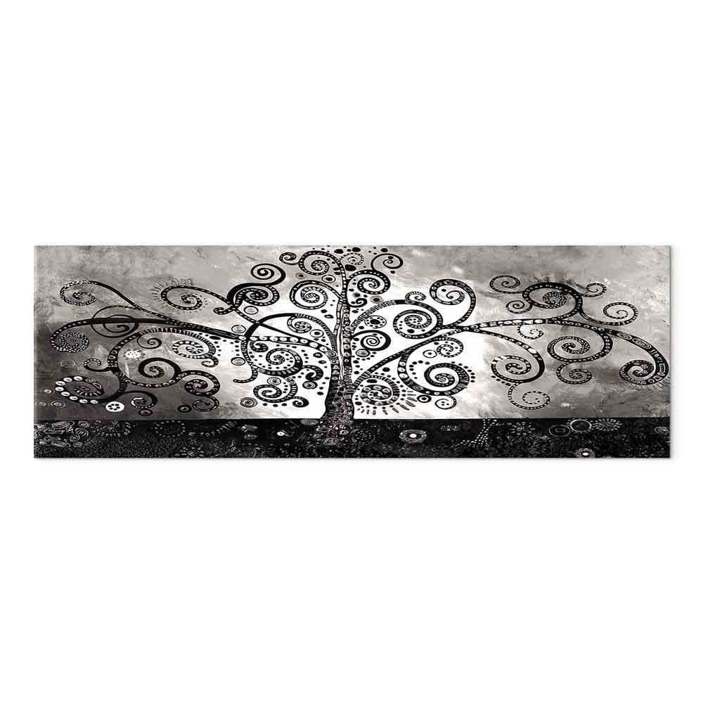Abstrakt lærredsbillede - Naturens snoede stier, smalt billede i 1 del - 150 x 50 cm - Standard