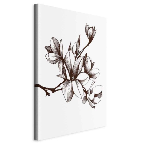 Lærredsbillede Renaissance Magnolier lodret