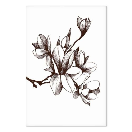Lærredsbillede Renaissance Magnolier lodret
