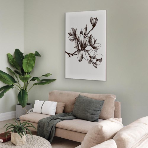 Lærredsbillede Renaissance Magnolier lodret