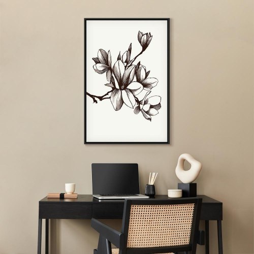 Lærredsbillede Renaissance Magnolier lodret
