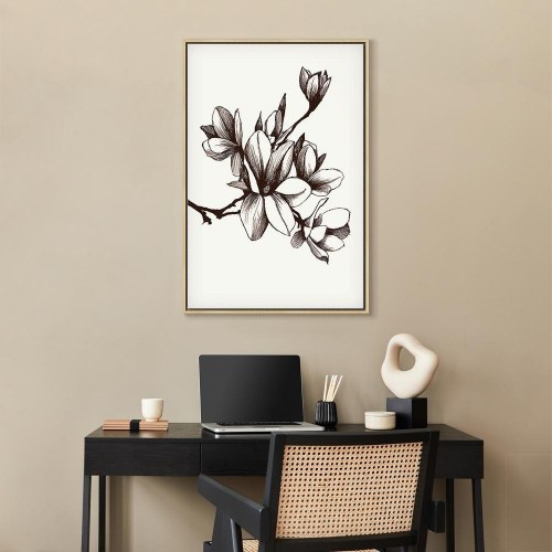 Lærredsbillede Renaissance Magnolier lodret