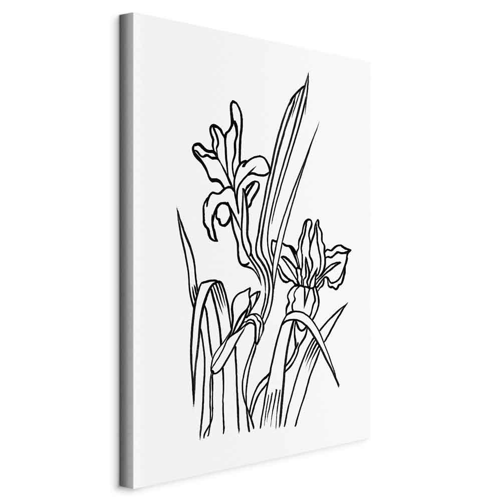 Lærredsbillede Love Iriser 1-delt vertikalt - 60 x 90 cm - På italiensk lærred