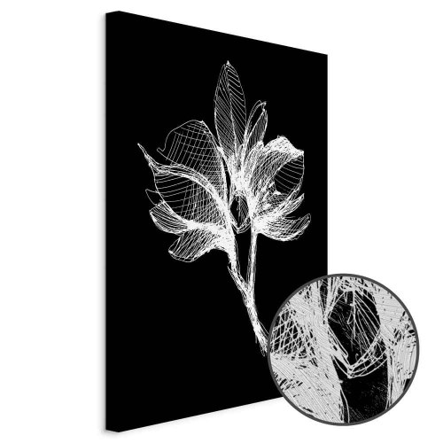 Lærredsbillede Night Flower - 1 del, vertikal
