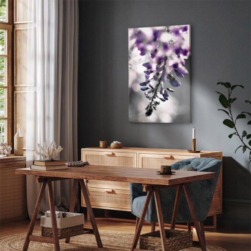 Blomsterbillede på lærred Violet Ringtones lodret