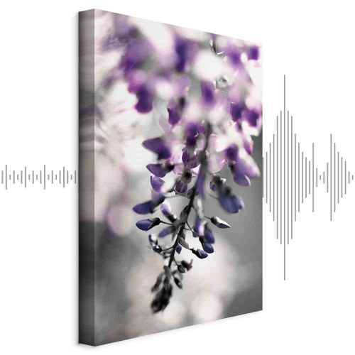 Blomsterbillede på lærred Violet Ringtones lodret