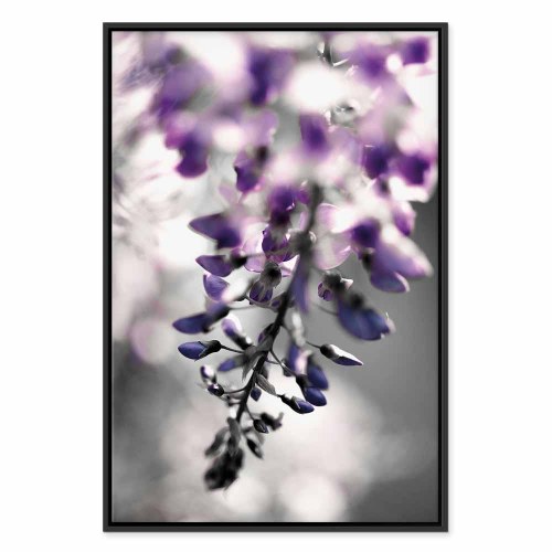 Blomsterbillede på lærred Violet Ringtones lodret