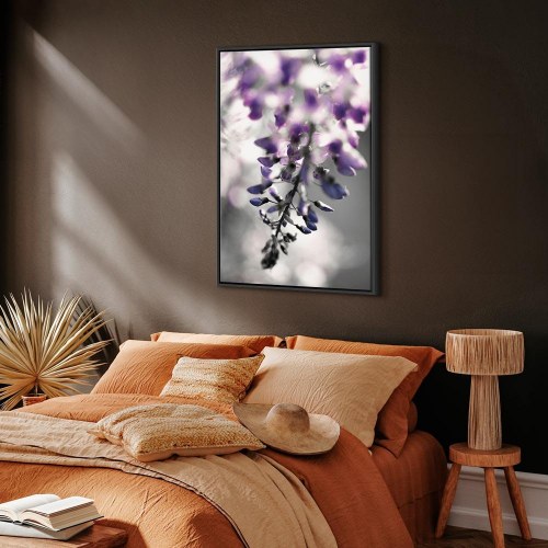 Blomsterbillede på lærred Violet Ringtones lodret