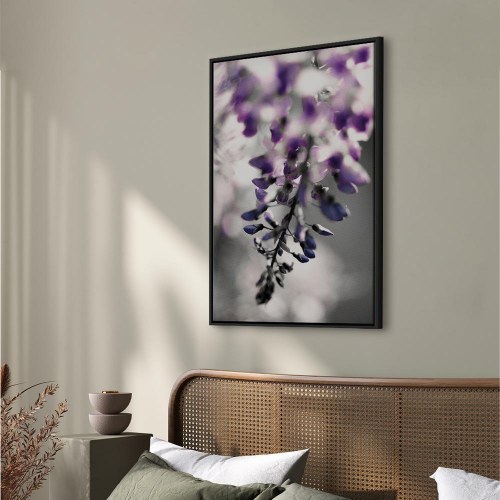 Blomsterbillede på lærred Violet Ringtones lodret