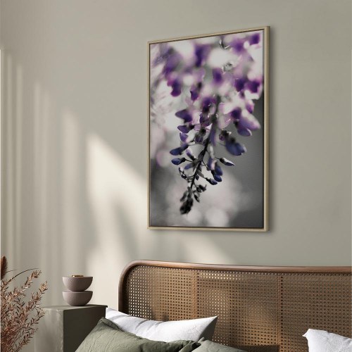 Blomsterbillede på lærred Violet Ringtones lodret