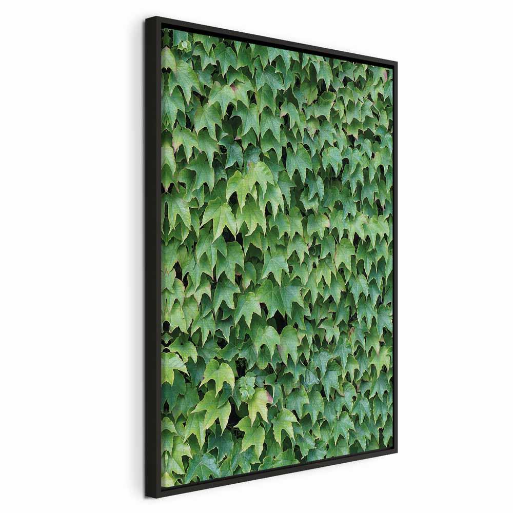 Billede på lærred med tyk vedbend - lodret vægdekoration med tryk på kanterne - 40 x 60 cm - I en sort træramme