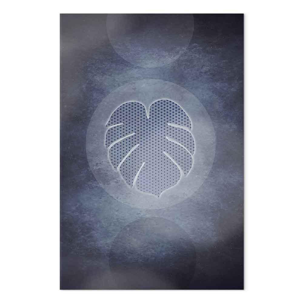 Lærredsbillede - Ualmindelig Monstera, 1-delt lodret vægdekoration i flere størrelser - 40 x 60 cm - Akustisk