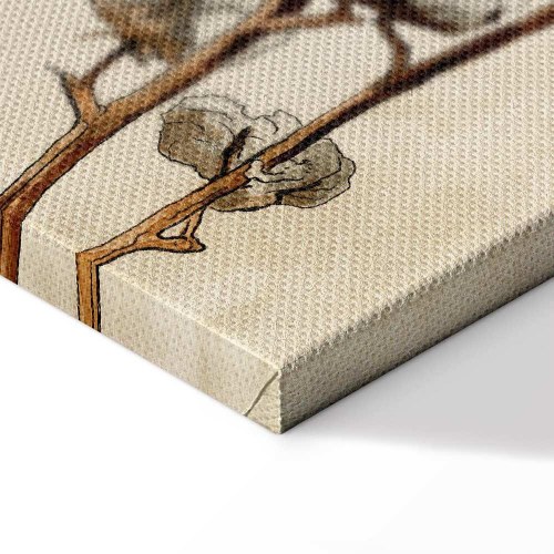 Lærredsbillede Cotton Branches - lodret