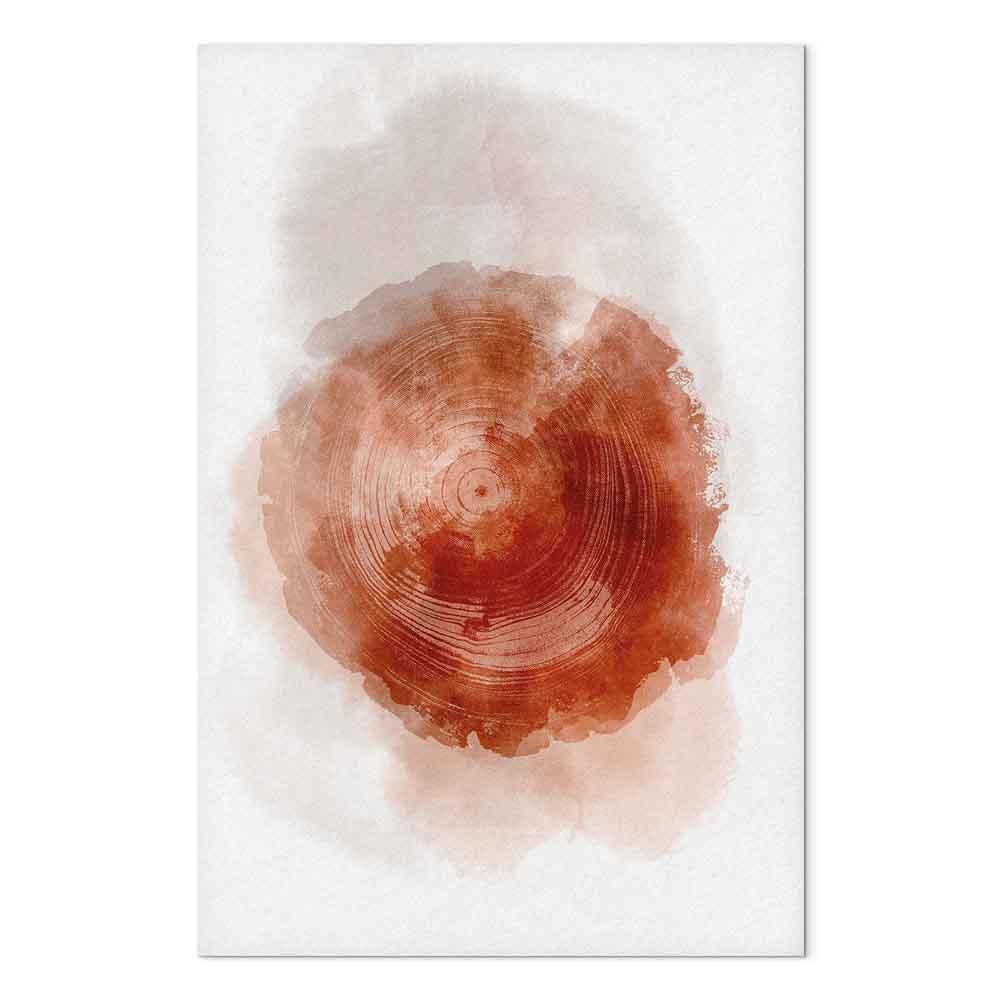 Lærredsbillede Tree Structure - vertikalt abstrakt billede i 1 del - 40 x 60 cm - Akustisk