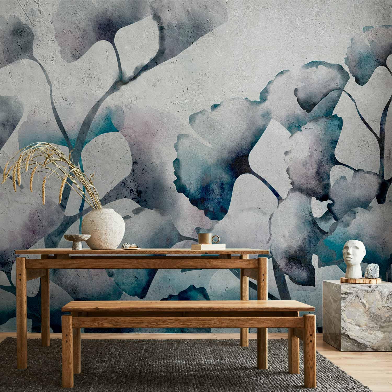 Fototapet - Ginkgoblade - 100 x 70 cm - Vandtæt