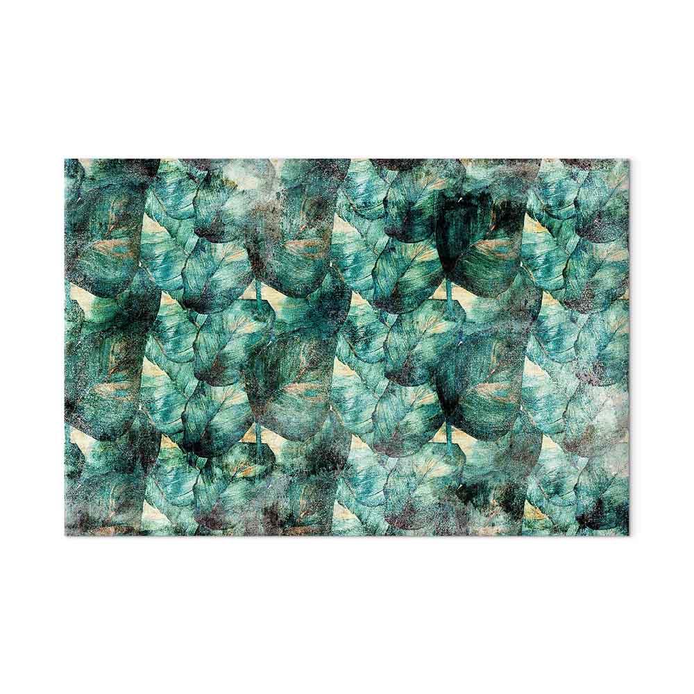 Billede på lærred Green Thoughts - 1 del, bredformat med bladmotiv - 120 x 80 cm - Akustisk