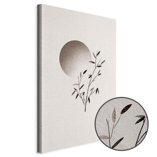 Lærredsbillede Eastern Minimalism - lodret