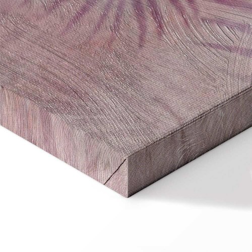 Lærredsbillede Pink Nature 1-delt bredformat med blade