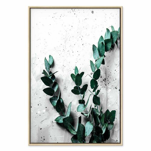 Lærredsbillede Eucalyptus Scent 1-delt lodret - vægbillede med blade