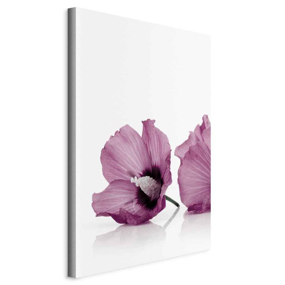 Billede på lærred Tæt på hinanden - lodret vægbillede med blomstermotiv i 1 del - 40 x 60 cm - Standard