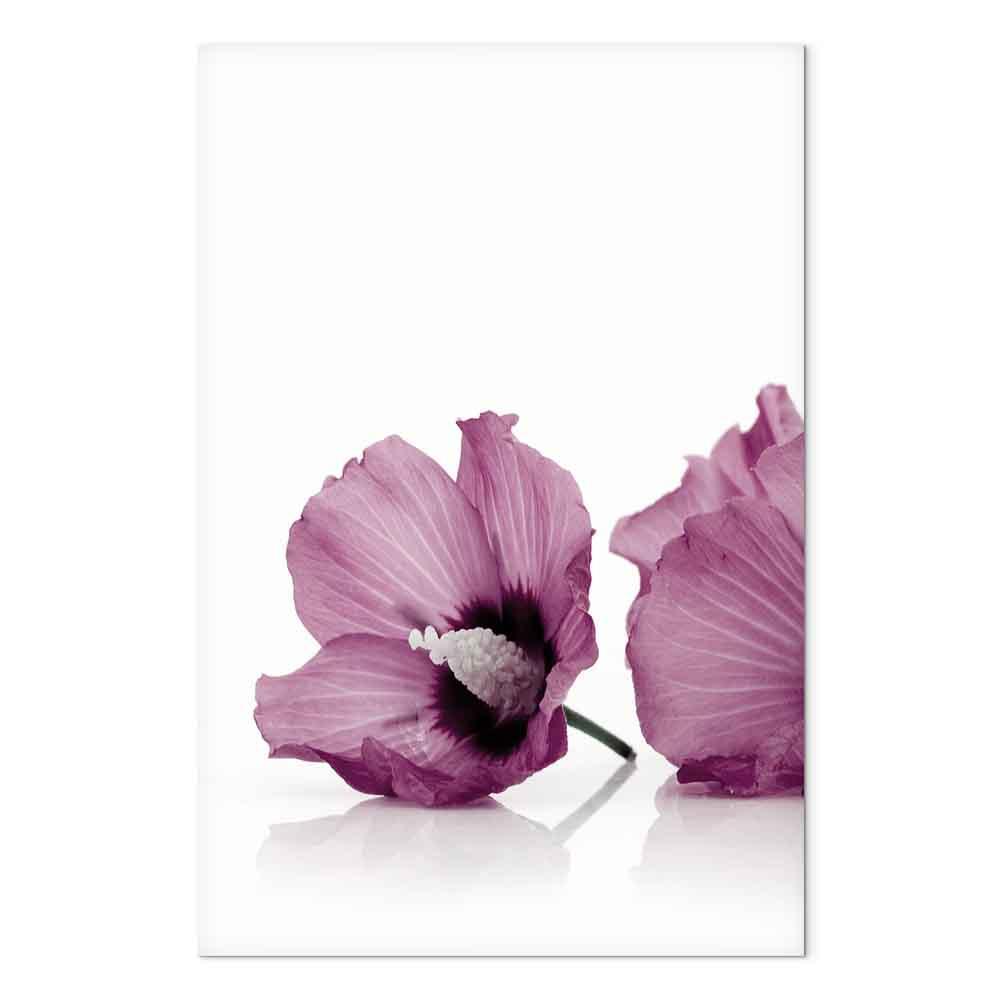 Billede på lærred Tæt på hinanden - lodret vægbillede med blomstermotiv i 1 del - 40 x 60 cm - Akustisk