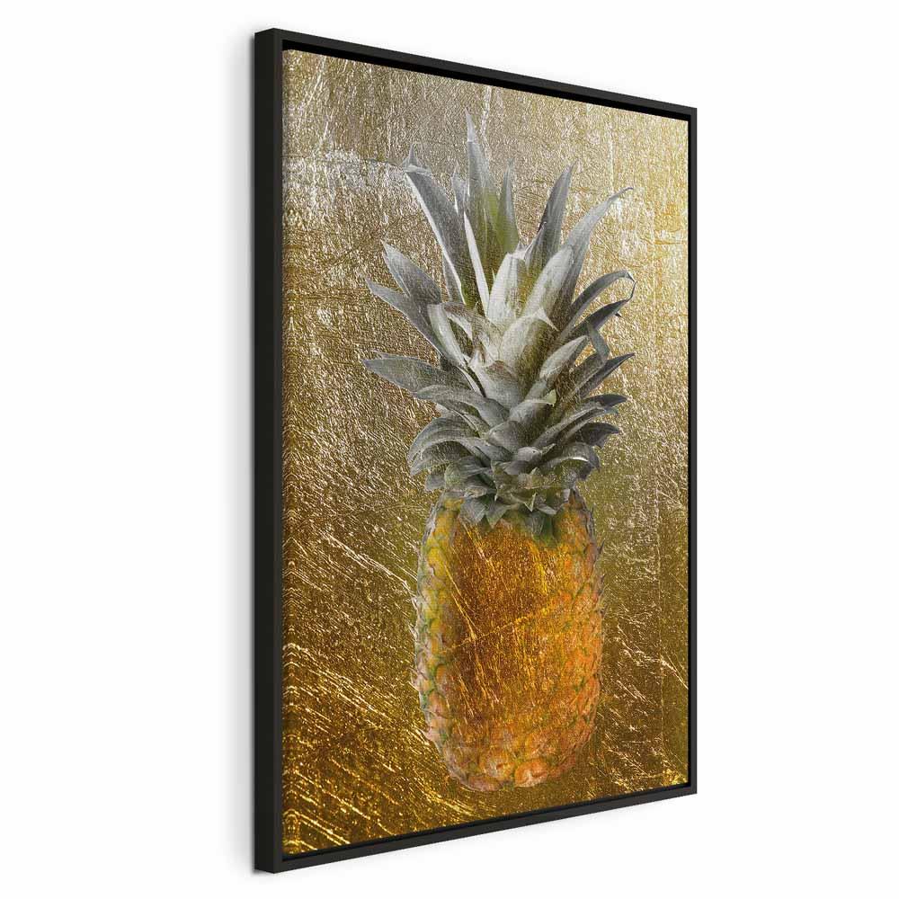 Lærredsbillede Forbidden Fruit - 1 del, lodret vægdekoration - 80 x 120 cm - I en sort træramme