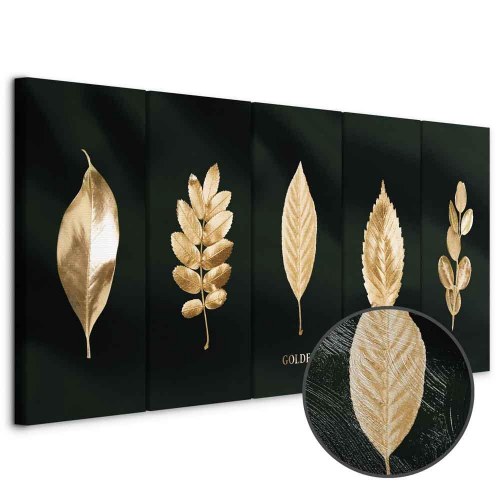 Noble Collection lærredsbillede i 5 dele smal 200 x 80 cm