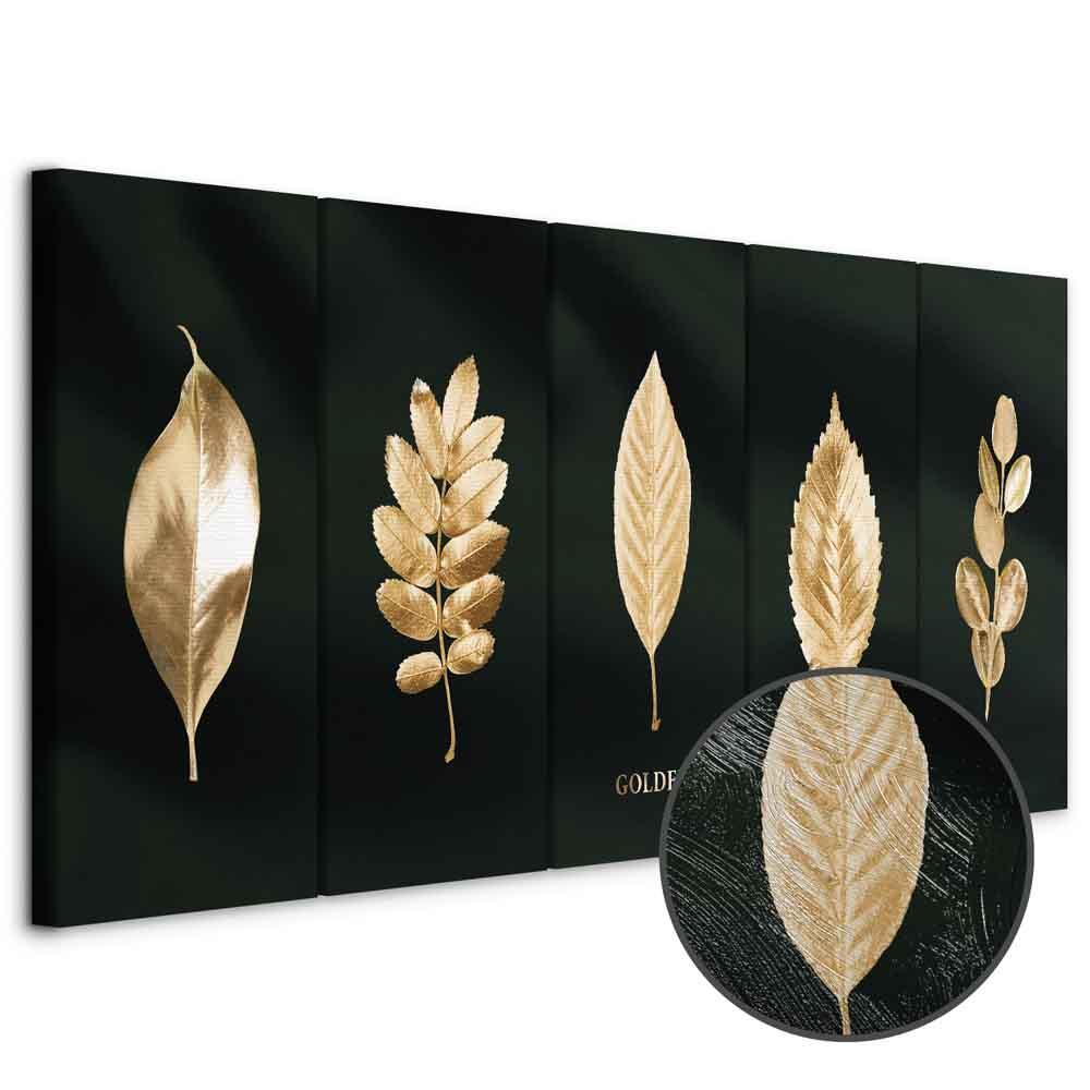 Noble Collection lærredsbillede i 5 dele smal 200 x 80 cm - 200 x 80 cm - Premium Print