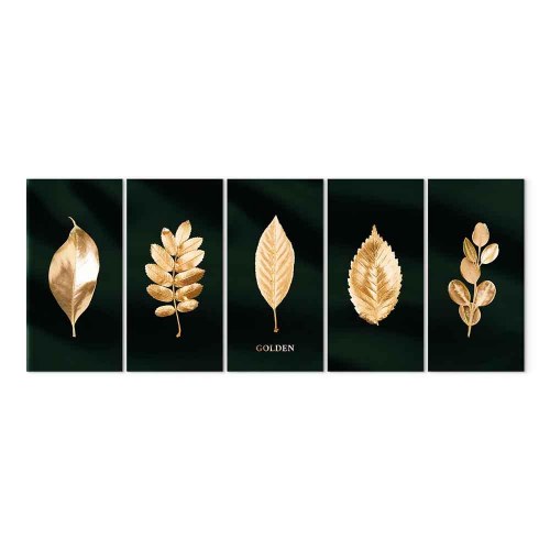 Noble Collection lærredsbillede i 5 dele smal 200 x 80 cm