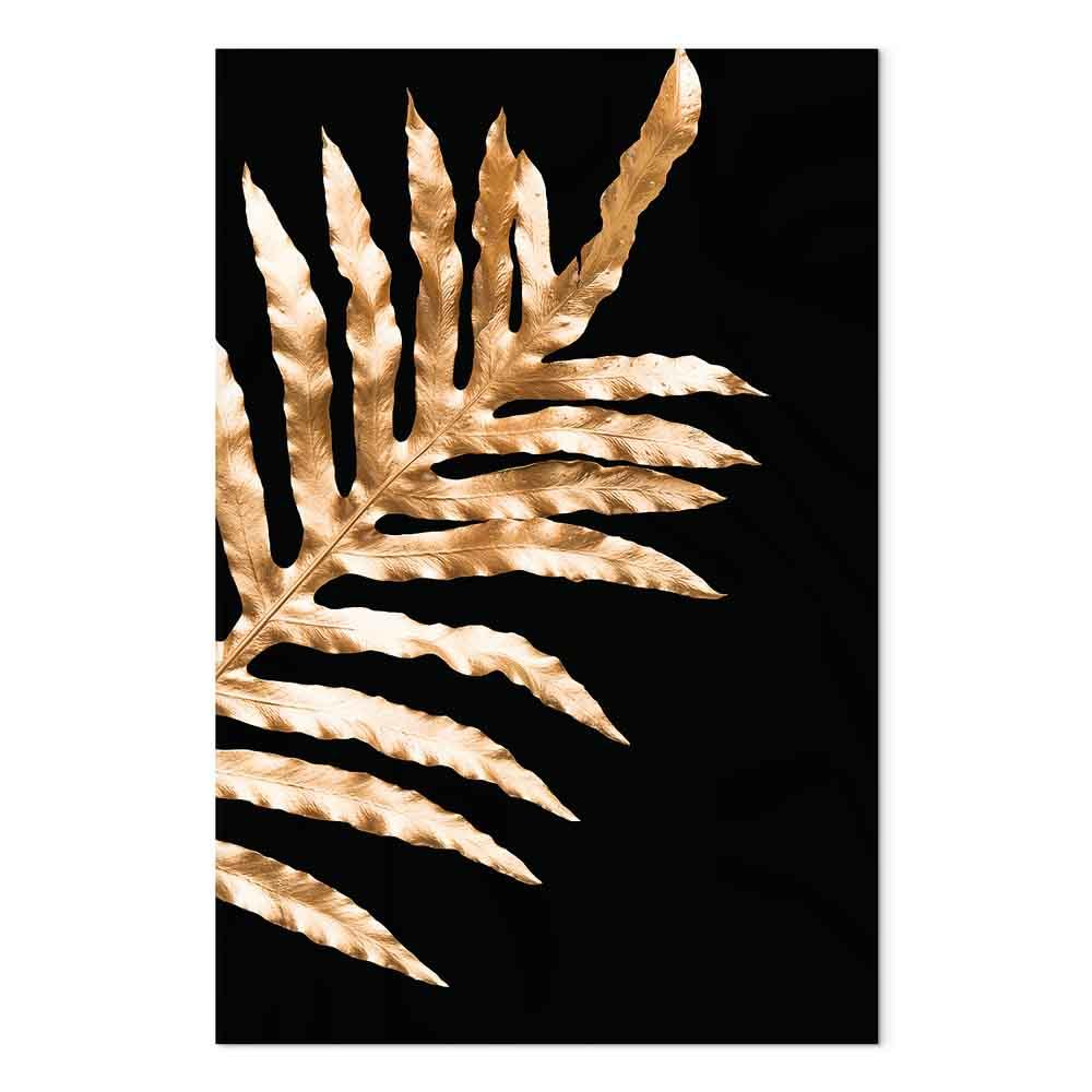 Lærredsbillede Magisk Bregne 1-delt vertikalt - 60 x 90 cm - Premium Print