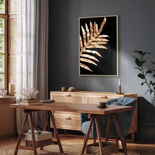 Lærredsbillede Magic Fern - lodret