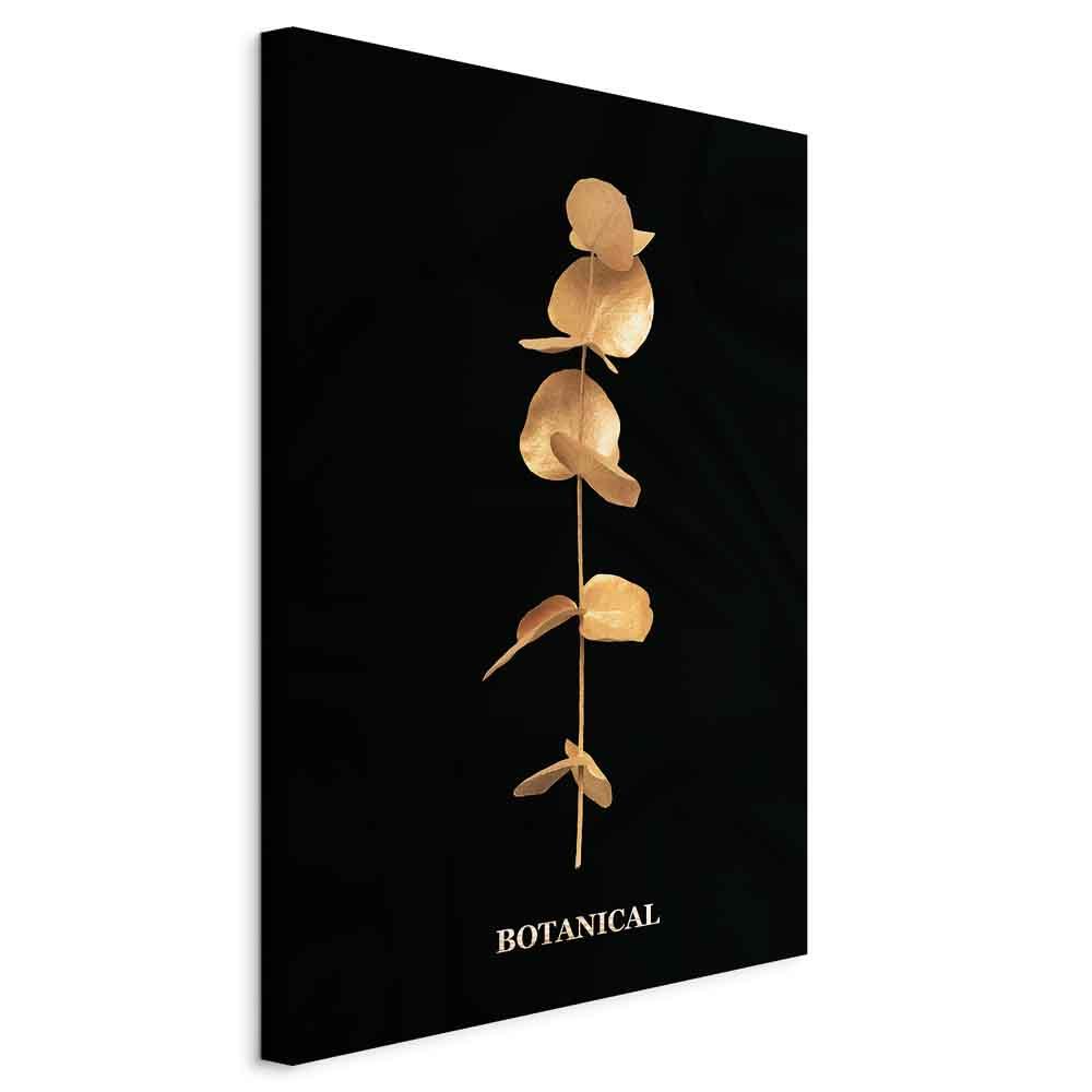 Lærredsbillede Botanical lodret - vægdekoration med blade - 40 x 60 cm - Standard