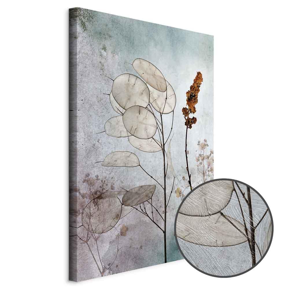 Billede på lærred - Tåget Lunaria, 1-delt lodret vægdekoration - 40 x 60 cm - Premium Print