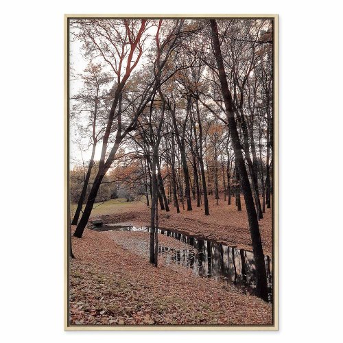 Lærredsbillede Autumn Walk - lodret