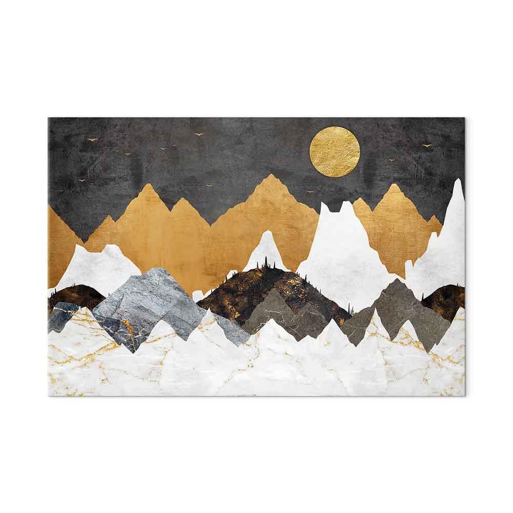 Lærredsbillede Cold Night - 1-delt, bredformat - 120 x 80 cm - Akustisk