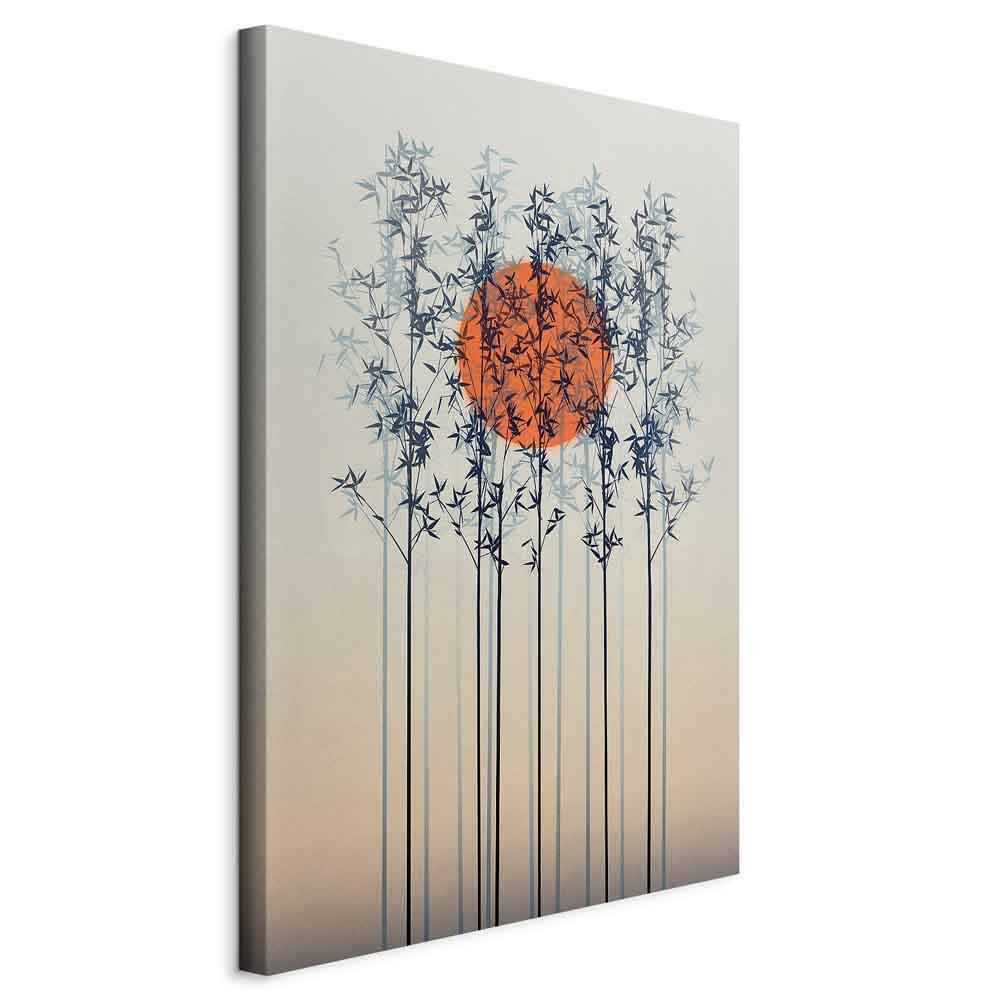 Billede på lærred - Ensom Skumring lodret - 40 x 60 cm - På italiensk lærred