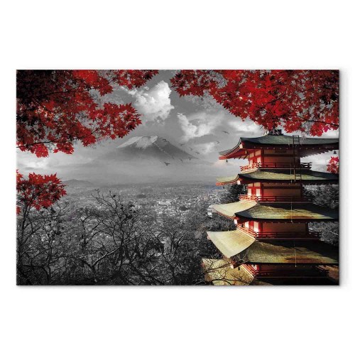 Billede på lærred Adventure bredformat - Japan panorama