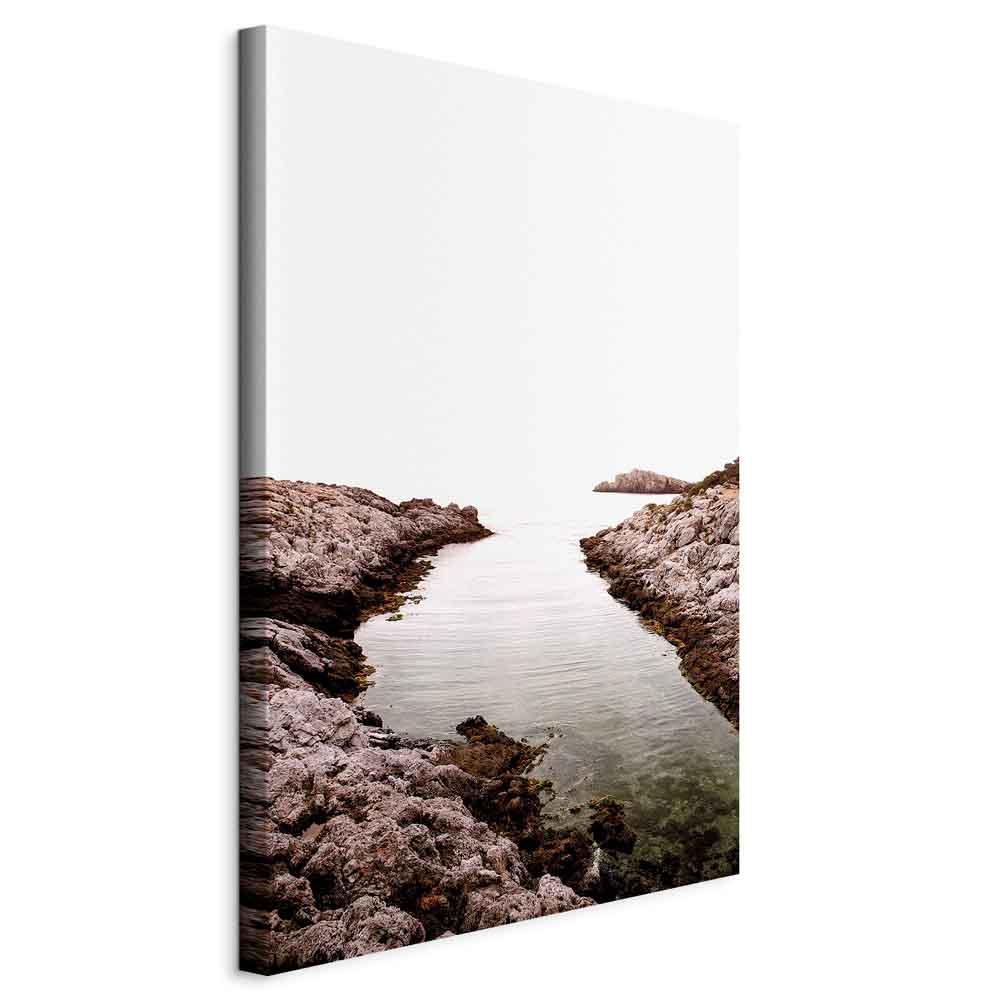 Lærredsbillede Rocky Harbor lodret landskab - 40 x 60 cm - Standard