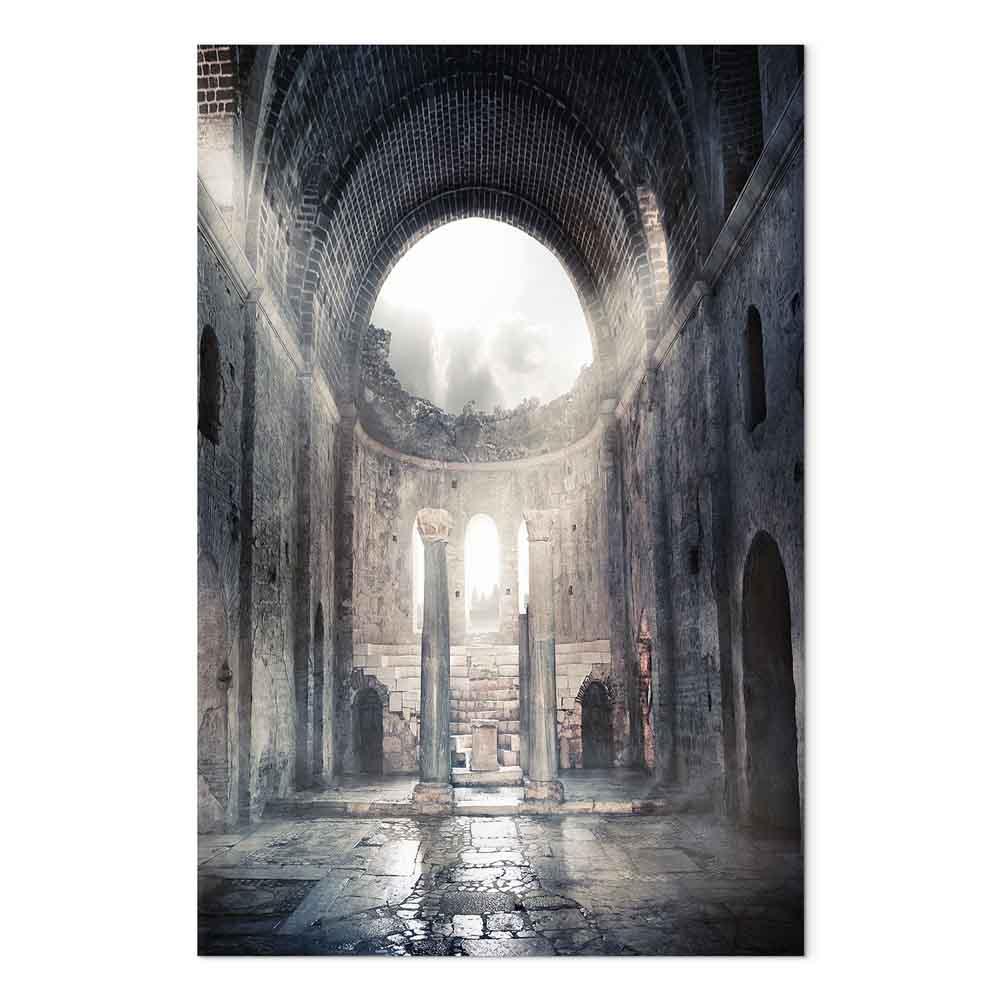 Billede på lærred - Chamber of Secrets, 1-delt lodret vægdekoration - 60 x 90 cm - Akustisk