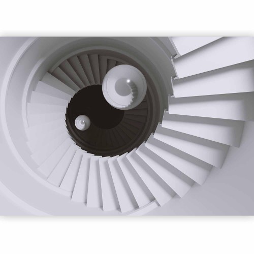 Fototapet Time Tunnel 3D - fototapet med trappemotiv
