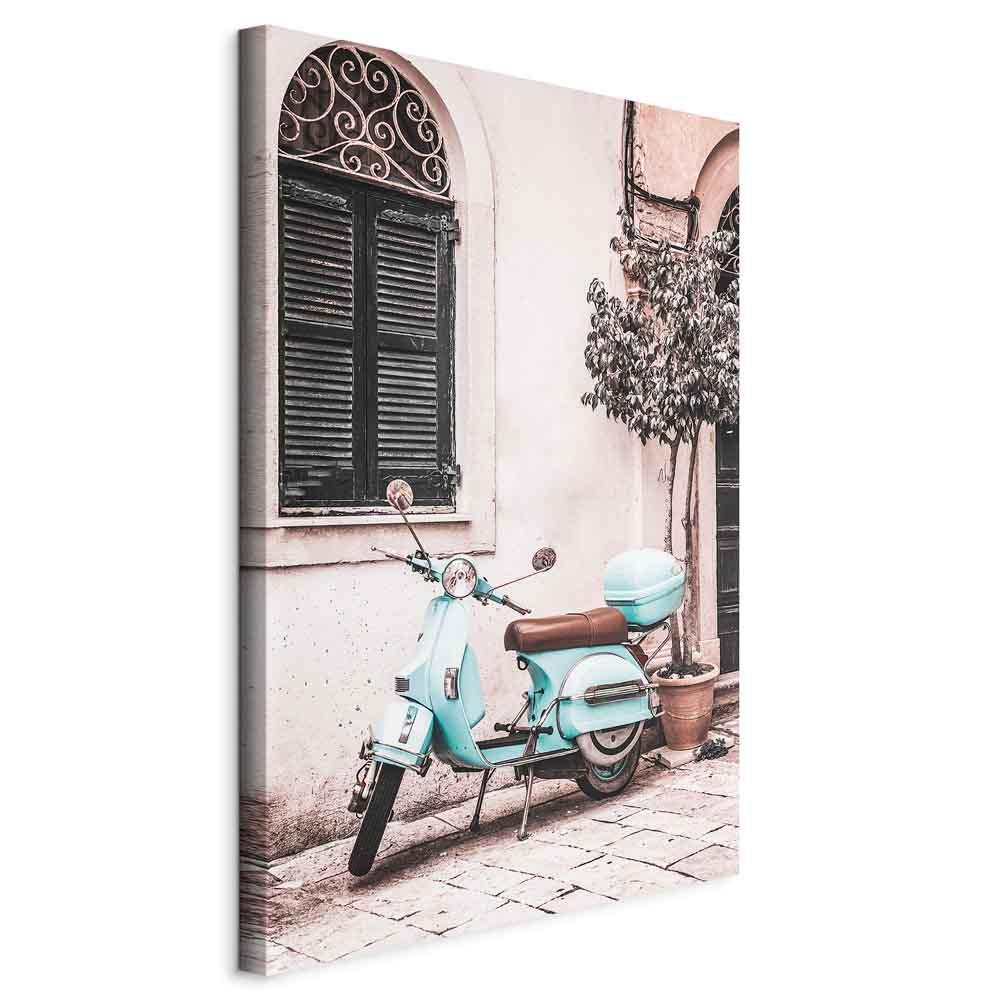Lærredsbillede - Ikonisk Vespa, 1 del, lodret vægdekoration - 40 x 60 cm - Standard
