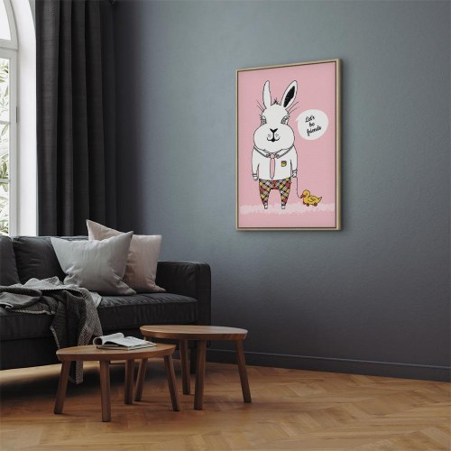 Lærredsbillede Rabbit's Friend - 1 del, lodret