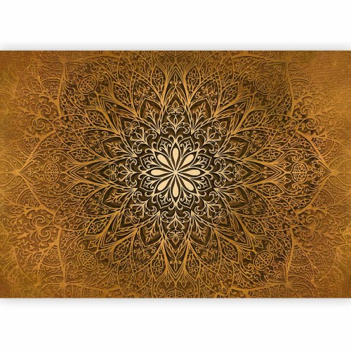Fototapet Hellig Cirkel - orientalsk mandala