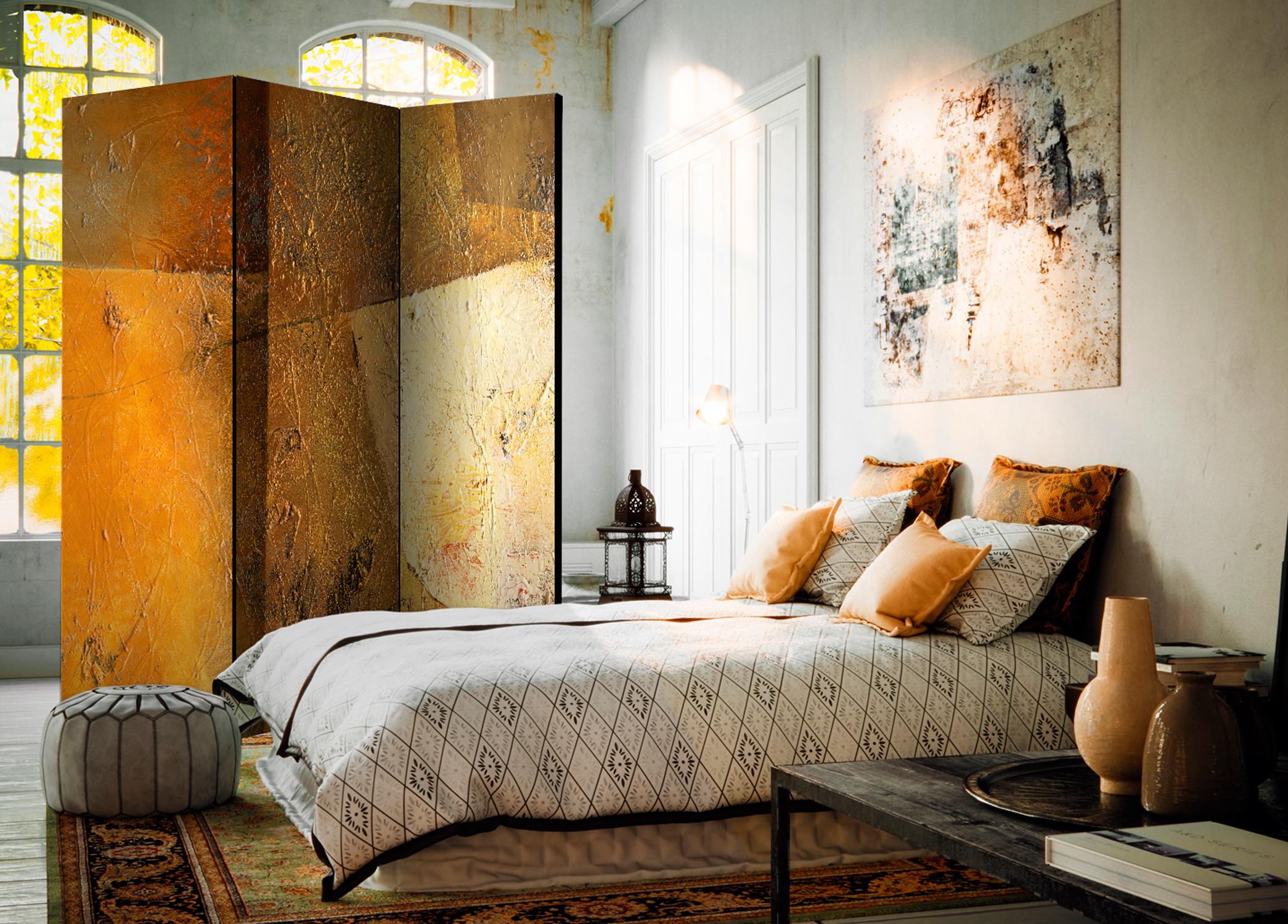 Skærmvæg Modern Artistry - 3-panels rumdeler 135 x 172 cm - 135 x 172 cm - Dobbeltsiddet