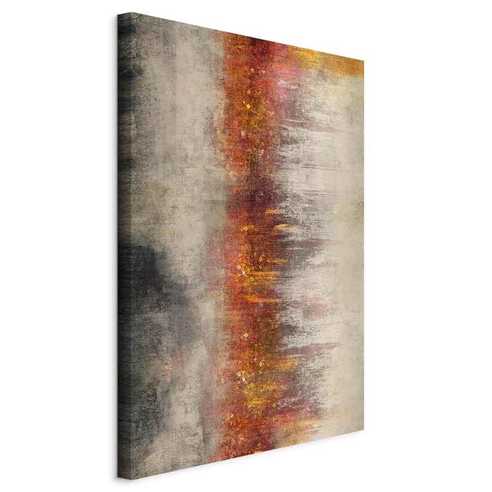 Abstrakt lærredsbillede Discovery - lodret vægkunst i 1 del, fås i flere størrelser og varianter - 40 x 60 cm - På italiensk lærred