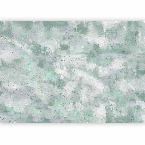 Fototapet Mint Impression - abstrakt fototapet i mintgrøn struktur