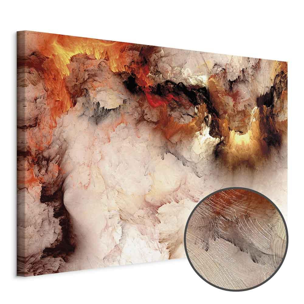 Lærredsbillede Vulkansk abstraktion - 1 del, bredt format - 60 x 40 cm - Premium Print